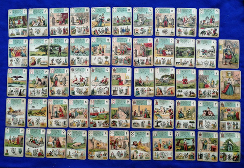 Ancien grand jeu cartes - grand,