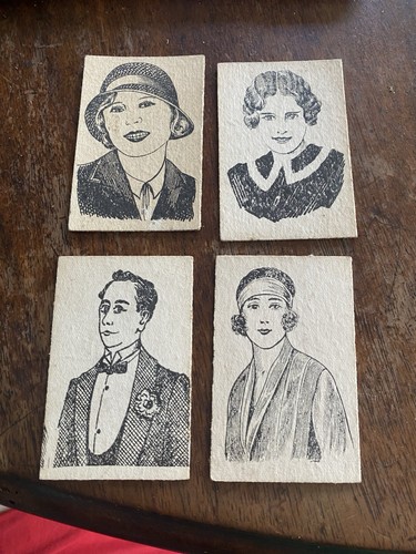 Cartes 1920 1930 pour jeu - jeu, de
